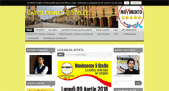 Desktop Screenshot of castelfranco5stelle.it